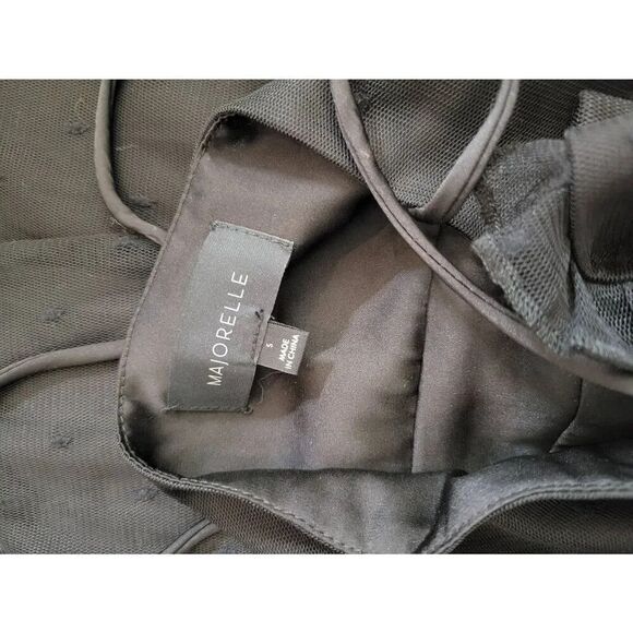 MAJORELLE Sophia Mini Dress in Black S $228 - Picture 7 of 9